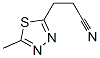 1,3,4-Thiadiazole-2-propanenitrile,  5-methyl- CAS#: 505095-24-9