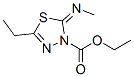 1,3,4-Thiadiazole-3(2H)-carboxylicacid,5-ethyl-2-(methylimino)-,ethylester(9CI) CAS#: 488151-08-2