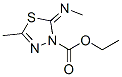 1,3,4-Thiadiazole-3(2H)-carboxylicacid,5-methyl-2-(methylimino)-,ethylester(9CI) CAS#: 488151-10-6