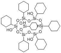 1,3,5,7,9,11,14-HEPTACYCLOHEXYLTRICYCLO[7.3.3.1(5,11)]HEPTASILOXANE-3,7,14-TRIOL CAS#: 47904-22-3