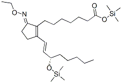 (13E,15S)-9-(Ethoxyimino)-15-(trimethylsiloxy)prosta-8(12),13-dien-1-oic acid trimethylsilyl ester CAS#: 56009-45-1