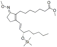 (13E,15S)-9-(Methoxyimino)-15-[(trimethylsilyl)oxy]-8(12),13-prostadien-1-oic acid methyl ester CAS#: 53044-56-7