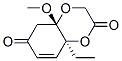 1,4-Benzodioxin-2,6(3H,5H)-dione,8a-ethyl-4a,8a-dihydro-4a-methoxy-,(4aS,8aS)-(9CI) CAS#: 596797-09-0