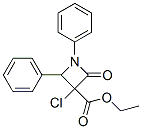 1,4-Diphenyl-3-chloro-3-ethoxycarbonyl-azetidin-2-one CAS#: 60180-65-6