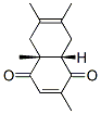 1,4-Naphthalenedione, 4a,5,8,8a-tetrahydro-2,4a,6,7-tetramethyl-, (4aR,8aS)- (9CI) CAS#: 548786-35-2