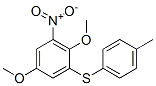1,4-dimethoxy-6-nitro-2-(p-tolylthio)benzene CAS#: 55034-13-4