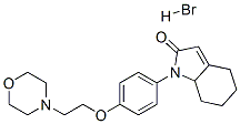 1,4,5,6,7,7a-hexahydro-1-[4-(2-morpholinoethoxy)phenyl]-2H-indol-2-one monohydrobromide CAS#: 59377-74-1