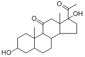 17-ALPHA-HYDROXY-11-KETOPREGNANOLONE CAS#: 641-78-1