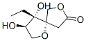 1,7-Dioxaspiro[4.4]nonan-8-one,4-ethyl-3,4-dihydroxy-,(3R,4S,5S)-(9CI) CAS#: 477772-15-9