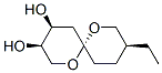 1,7-Dioxaspiro[5.5]undecane-3,4-diol, 9-ethyl-, (3R,4S,6R,9S)- (9CI) CAS#: 415921-40-3