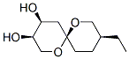 1,7-Dioxaspiro[5.5]undecane-3,4-diol, 9-ethyl-, (3R,4S,6S,9S)- (9CI) CAS#: 415921-39-0