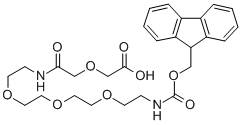 17-(Fmoc-amino)-5-oxo-6-aza-3,9,12,15-tetraoxaheptadecanoic Acid CAS#: 489427-26-1