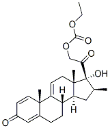 17-hydroxy-16beta-methylpregna-1,4,9(11)-triene-3,20-dione 21-(ethylcarbonate) CAS#: 56665-79-3