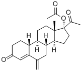 17-hydroxy-6-methylene-19-norpregn-4-ene-3,20-dione 17-acetate CAS#: 58652-19-0