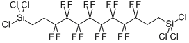 1,8-BIS(TRICHLOROSILYLETHYL)HEXADECAFLUOROOCTANE CAS#: 445303-83-3