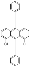 1,8-Dichloro-9,10-bis(phenylethynyl) anthracene CAS#: 51749-83-8