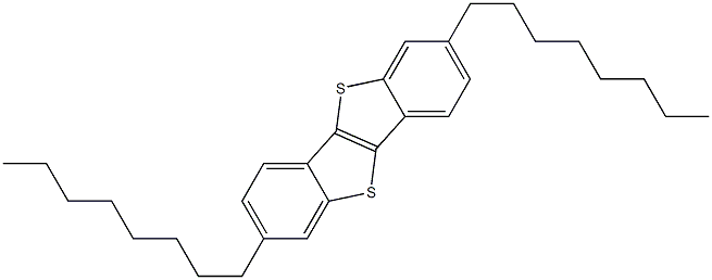 [1]Benzothieno[3,2-b][1]benzothiophene, 2,7-dioctyl- CAS#: 583050-70-8