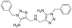 1H-1,2,3-Triazole-4-methanamine, 5-amino-N-[[5-amino-1- (phenylmethyl) -1H-1,2, 3-triazol-4-yl]methyl]-1-(phenylmethyl)- CAS#: 50533-77-2