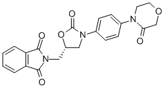 1H-ISOINDOLE-1,3(2H)-DIONE, 2-[[(5S)-2-OXO-3-[4-(3-OXO-4-MORPHOLINYL)PHENYL]-5-OXAZOLIDINYL]METHYL]- CAS#: 446292-08-6