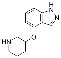 1H-Indazole, 4-(3-piperidinyloxy)- CAS#: 478830-50-1