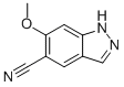 1H-Indazole-5-carbonitrile,6-methoxy-(9CI) CAS#: 473417-50-4