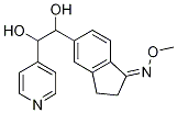 1H-Inden-1-one, 5-[1,2-dihydroxy-2-(4-pyridinyl)ethyl]-2,3-dihydro-, O-MethyloxiMe CAS#: 405554-64-5