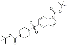 1H-Indole-1-carboxylic acid, 5-[[4-[(1,1-diMethylethoxy)carbonyl]-1-piperazinyl]sulfonyl]-, 1,1-diMethylethyl ester CAS#: 503045-76-9