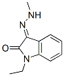 1H-Indole-2,3-dione,1-ethyl-,3-(methylhydrazone)(9CI) CAS#: 455300-56-8