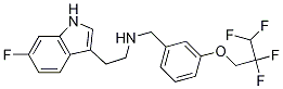 1H-Indole-3-ethanaMine, 6-fluoro-N-[[3-(2,2,3,3-tetrafluoropropoxy)phenyl]Methyl]- CAS#: 467459-31-0