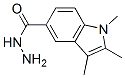 1H-Indole-5-carboxylicacid,1,2,3-trimethyl-,hydrazide(9CI) CAS#: 406189-60-4