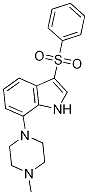 1H-Indole, 7-(4-Methyl-1-piperazinyl)-3-(phenylsulfonyl)- CAS#: 478082-99-4