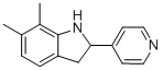 1H-Indole,2,3-dihydro-6,7-dimethyl-2-(4-pyridinyl)-(9CI) CAS#: 591720-54-6