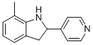 1H-Indole,2,3-dihydro-7-methyl-2-(4-pyridinyl)-(9CI) CAS#: 595547-36-7