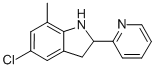 1H-Indole,5-chloro-2,3-dihydro-7-methyl-2-(2-pyridinyl)-(9CI) CAS#: 595549-19-2