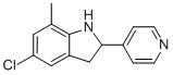 1H-Indole,5-chloro-2,3-dihydro-7-methyl-2-(4-pyridinyl)-(9CI) CAS#: 595549-21-6