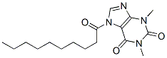 1H-Purine-2,6-dione, 3,7-dihydro-1,3-dimethyl-7-(1-oxodecyl)- CAS#: 59234-94-5