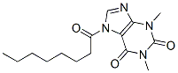 1H-Purine-2,6-dione, 3,7-dihydro-1,3-dimethyl-7-(1-oxooctyl)- CAS#: 59234-93-4