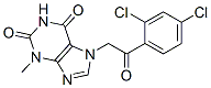 1H-Purine-2,6-dione,  7-[2-(2,4-dichlorophenyl)-2-oxoethyl]-3,7-dihydro-3-methyl- CAS#: 540772-07-4