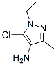 1H-Pyrazol-4-amine,  5-chloro-1-ethyl-3-methyl- CAS#: 406188-94-1
