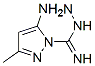 1H-Pyrazole-1-carboximidic acid, 5-amino-3-methyl-, hydrazide CAS#: 55457-98-2