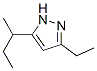 1H-Pyrazole,  3-ethyl-5-(1-methylpropyl)- CAS#: 442886-89-7
