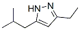1H-Pyrazole, 3-ethyl-5-(2-methylpropyl)- CAS#: 442886-86-4
