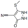 1H-Pyrazole-4-carbonitrile,  2,3-dihydro-5-(methylthio)-3-oxo- CAS#: 59541-47-8