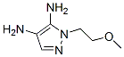 1H-Pyrazole-4,5-diamine,  1-(2-methoxyethyl)- CAS#: 439902-06-4