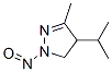 1H-Pyrazole,  4,5-dihydro-3-methyl-4-(1-methylethyl)-1-nitroso- CAS#: 57832-59-4