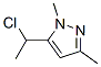 1H-Pyrazole, 5-(1-chloroethyl)-1,3-dimethyl- CAS#: 57527-85-2