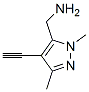 1H-Pyrazole-5-methanamine, 4-ethynyl-1,3-dimethyl- (9CI) CAS#: 50847-41-1