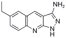 1H-Pyrazolo[3,4-b]quinolin-3-amine,6-ethyl-(9CI) CAS#: 462067-01-2