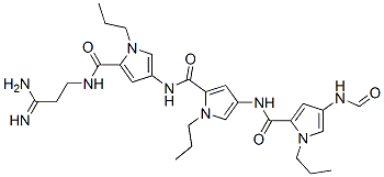 1H-Pyrrole-2-carboxamide, N-(5-(((3-amino-3-iminopropyl)amino)carbonyl )-1-propyl-1H-pyrrol-3-yl)-4-(((4-(formylamino)-1-propyl-1H-pyrrol-2-y l)carbonyl)amino)-1-propyl- CAS#: 54954-78-8