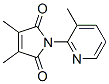 1H-Pyrrole-2,5-dione, 3,4-dimethyl-1-(3-methyl-2-pyridinyl)- (9CI) CAS#: 404347-77-9